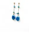LIGHT | Tropfenohrringe mit Golddetails | Murano-Store