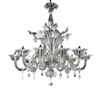 BIANCANEVE| Luxuriöser Kristall-Kronleuchter | Murano-Store