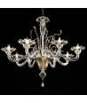 REGALE | Klassischer Kronleuchter mit floralen Schalen | Murano-Store