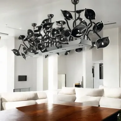 HIBISCO | Suspension design en pâte de verre | Murano-Store