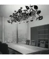 HIBISCO | Suspension design en pâte de verre | Murano-Store