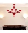 ALAMEDA | Lampadari Contemporanei | Vetro Rosso | Murano-Store