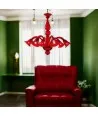 GIULY | Lampadario Moderno in vetro Rosso | Murano-Store