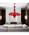 GIULY | Lampadario Moderno in vetro Rosso | Murano-Store