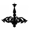 Giuly | Modern Chandelier | Black Pastel | Murano-Store