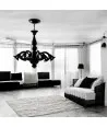 Giuly | Lustre moderno | Preto Pastel | Murano-Store