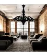 Giuly | Lustre moderno | Preto Pastel | Murano-Store