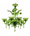 SAN GIORGIO | Lustre vert de style ancien | Murano-Store