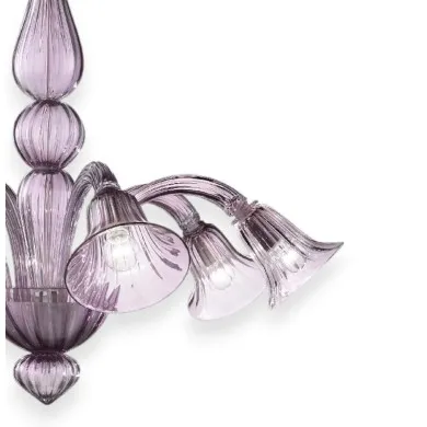 GIULY | Lustre Contemporâneo Ametista | Murano-Store
