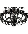 MARBELLA | Lampadario Nero di design a 5 Piani | Murano-Store