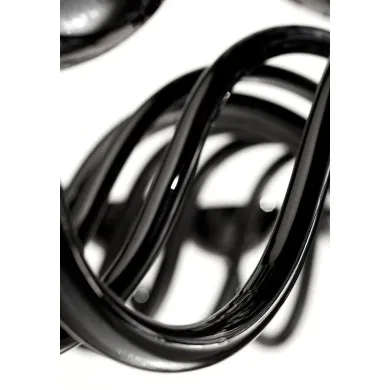 MARBELLA | Lampadario Nero di design a 5 Piani | Murano-Store