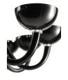 MARBELLA | Lampadario Nero di design a 5 Piani | Murano-Store
