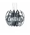 TAURUS | Smoke Gray Glass Design Chandelier | Murano-Store