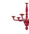MADEIRA | Lampadario Moderno in vetro Rosso | Murano-Store