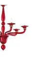 MADEIRA | Lampadario Moderno in vetro Rosso | Murano-Store