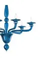 MADEIRA | Zeitgenössischer Kronleuchter Aquamarin | Murano-Store