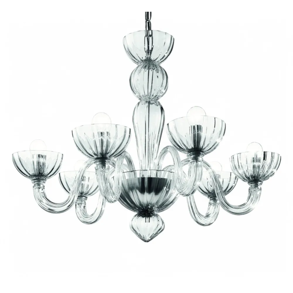 MIMO | Lustre Contemporâneo de Cristal | Murano-Store