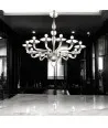 PETALUMA | Lustre moderno em vidro cristal | Murano-Store