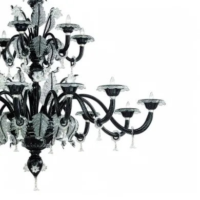SAN STAE | Lustre veneziano de dois andares | Murano-Store