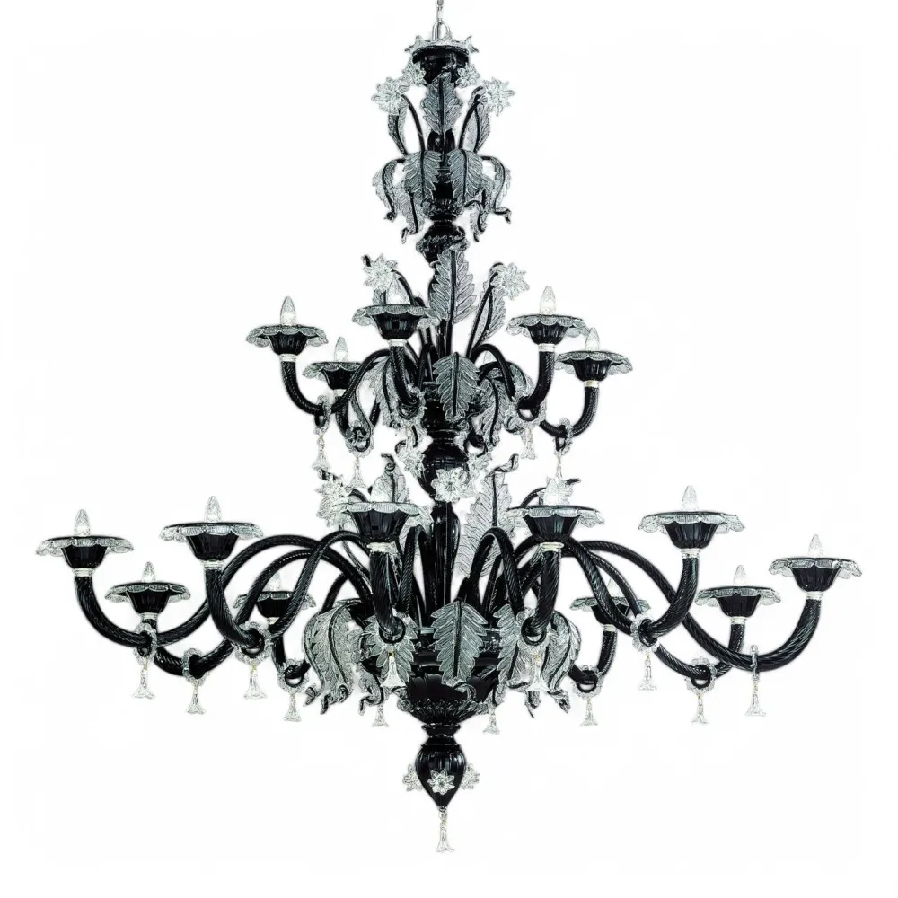 SAN STAE | Lustre veneziano de dois andares | Murano-Store