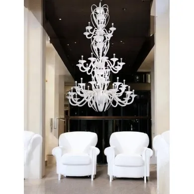 MAJESTIC | De Majo three-story chandelier | Murano-Store