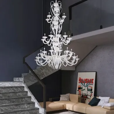 MAJESTIC | De Majo three-story chandelier | Murano-Store