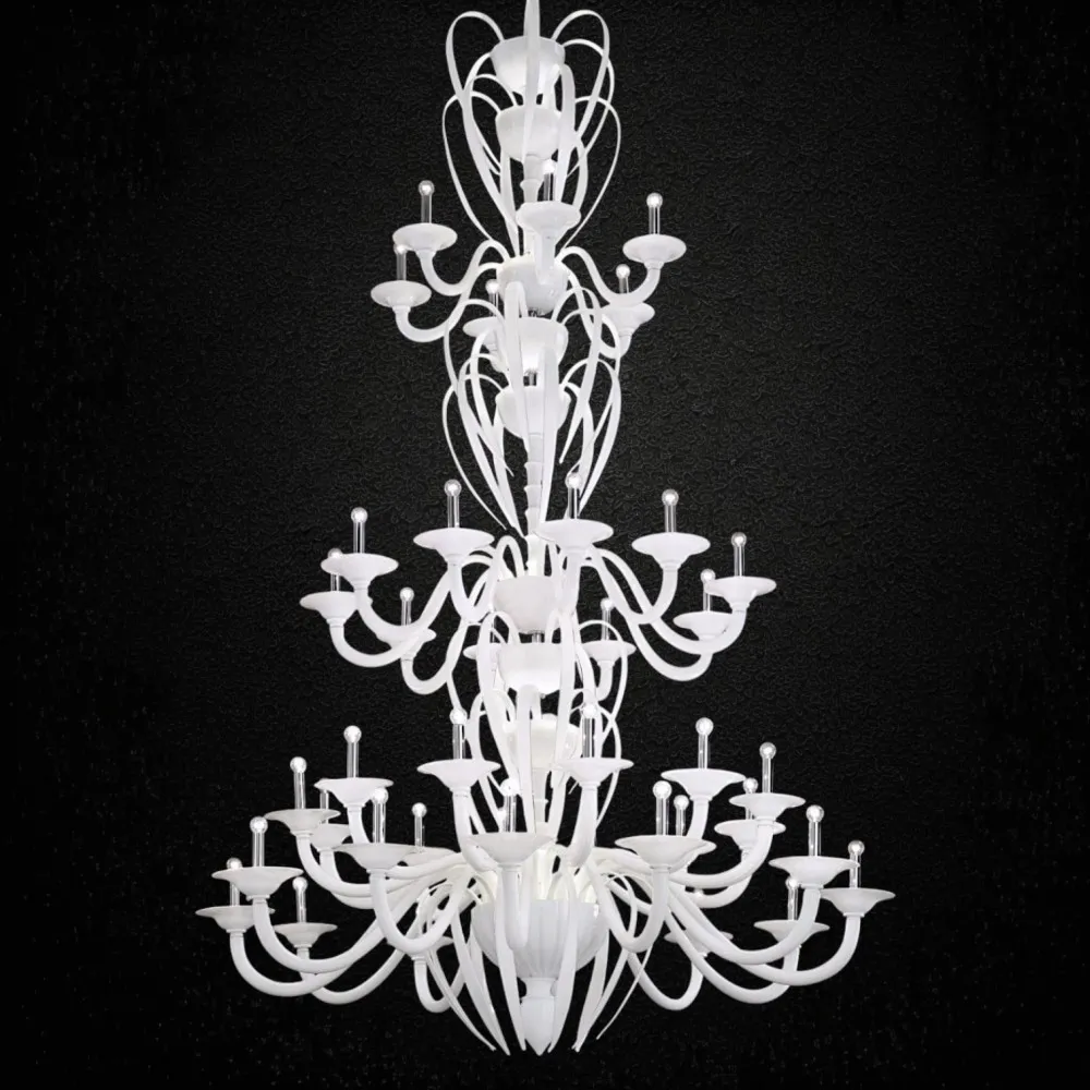 MAJESTIC | De Majo three-story chandelier | Murano-Store