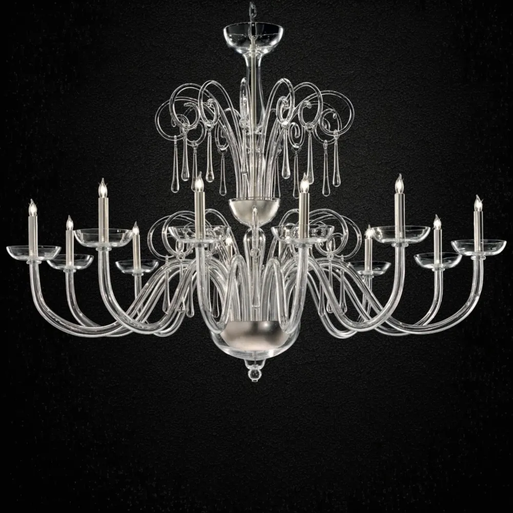 EDOARDUS | Luxuoso lustre de cristal | Murano-Store