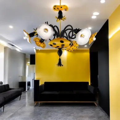 AFRICA POM POM | Lustres de design | De Majo | Murano-Store