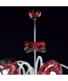VENEGIANO | Designer-Kronleuchter Rot | De Majo| Murano Store