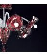 VENEGIANO | Designer-Kronleuchter Rot | De Majo| Murano Store