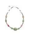 RIVERA | Green pearl and aventurine necklace | Murano-Store