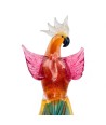 BINTI | Sculpture perroquet en verre avec feuille d'or | Murano-Store
