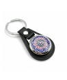 CRIS | Porta-chaves Millefiori Rosa e Azzurro | Murano-Store