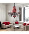 ROSETO | Lustre floral de luxe avec roses rouges | Murano-Store