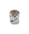 BURANO | Tapón de botella de metal con Murrina| Murano-Store
