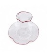 FLAVIA, low "rigadin" candle holder with red thread | Murano Store
