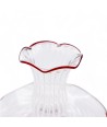 FLAVIA, low "rigadin" candle holder with red thread | Murano Store