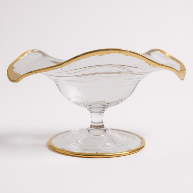 SUSY | Raised plate decorated in Gold | Blown Objects | Murano Store