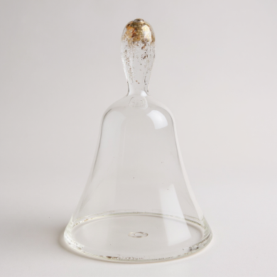 ROSY, cloche de Noël avec fil d'or | Murano Store