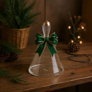 ROSY, Weihnachtsglocke mit Goldfaden | Murano Store