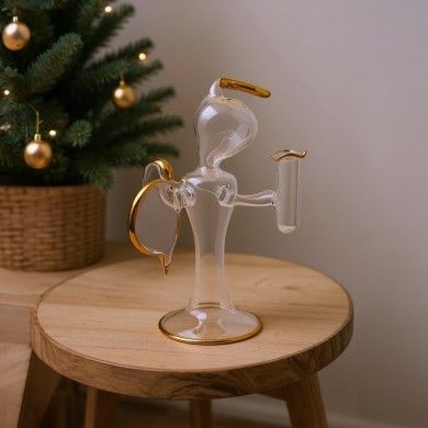 GABRI, Engel aus geblasenem Glas mit 18 Karat Gold | Murano Store