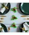 JULLY, agrifoglio natalizio con bacche rosse | Murano-Store
