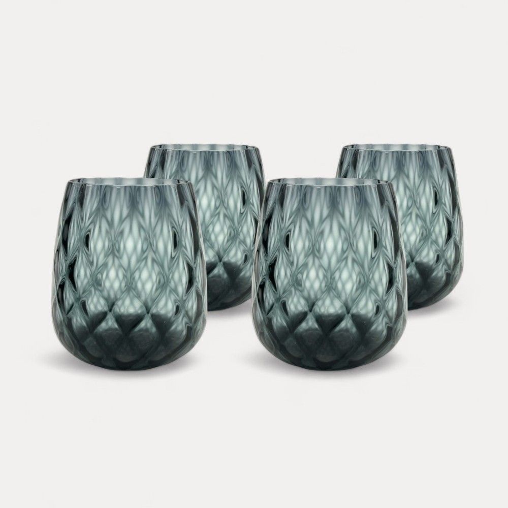 BOTTENIGA | Copos de mesa modernos Smoke grey | Loja Murano