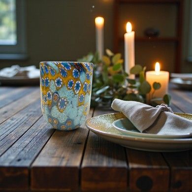 ALTINO | "Goti de Fornasa" con Murrine e oro| Murano-Store