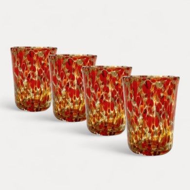 FANTASY, set 4 Bicchierini da Liquore in Vetro Murano | Idee Regalo