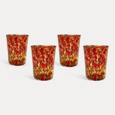 FANTASY, conjunto de 4 copos de licor em vidro de Murano | Ideias para prendas