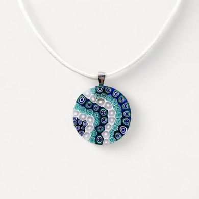 LUNIKA | Pendant with Modern Murrine | Murano-Store