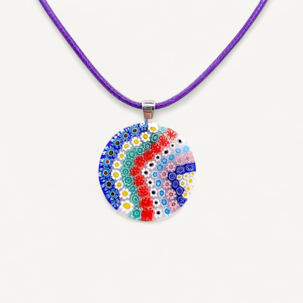 LUNIKA | Pingente Murrina Mosaico | Murano Store