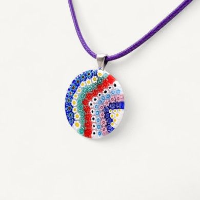 LUNIKA | Murrina Mosaic Pendant | Murano Store